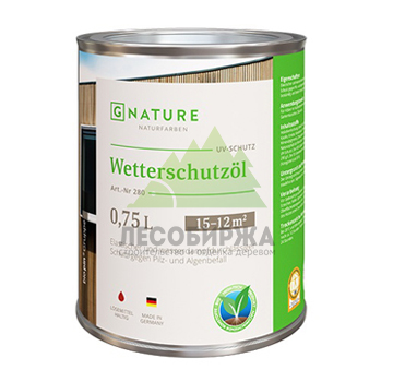 Защитное масло для внешних работ Gnature 280 Wetterschutzöl