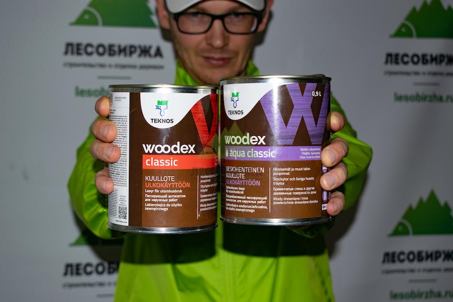 краски-антисептики от линейки woodex