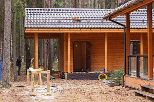 Элегантный банный комплекс с террасой 