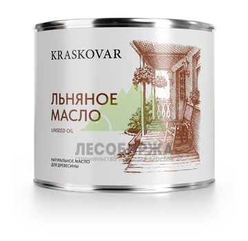 Льняное масло KRASKOVAR для древесины