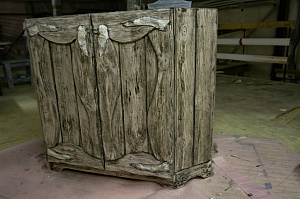 деревянный комод под старину