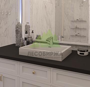 Столешница из лиственницы цельноламельная 40х600х2900