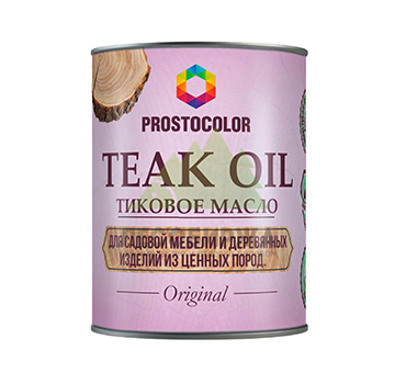 Тиковое масло для изделий из ценных пород PROSTOCOLOR Teak Oil