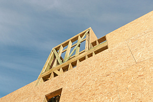 Современный каркасный дом с эксплуатируемой кровлей у Озера Врево