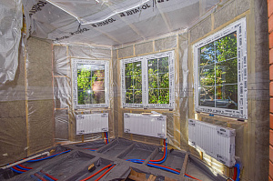 каркас дома два этажа