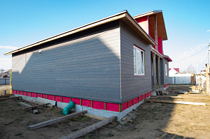 крашеный фасад