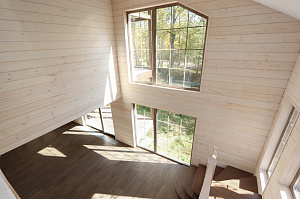 Комплексная отделка дома имитацией бруса 