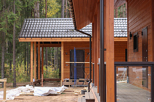 Элегантный банный комплекс с террасой 