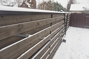 забор для дома