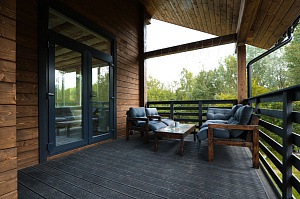 253 м² безупречного фасада под ключ для элитного поселка в Подмосковье