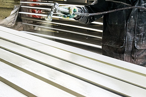 покраска скошенного планкена