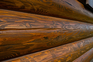 теплый шов в бревенчатом доме