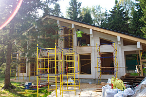 шлифовка бросового дома