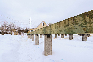 Современный каркасный дом с эксплуатируемой кровлей у Озера Врево