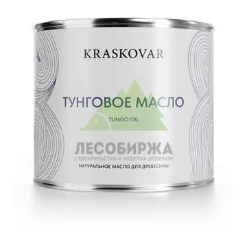 Экологичное тунговое масло KRASKOVAR, бесцветное