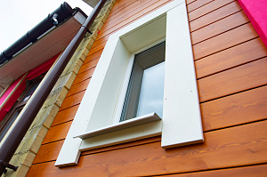 наличники из лиственницы крашенные