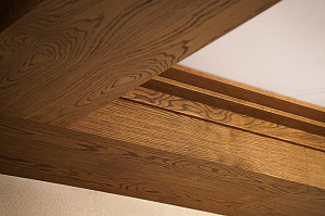 Фальшбалки из МДФ шпон дуба: Мастерство и Стиль для загородного дома в Михайловской горке