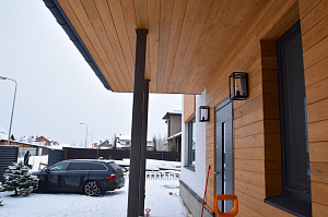 отделка дома планкеном скошенный 1