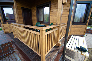 отделка деревянной террасы