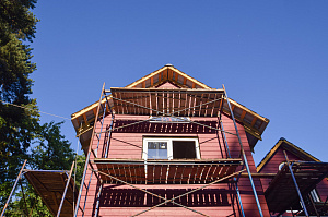 каркас дома два этажа