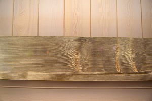 отделка фальшбалками и вагонкой