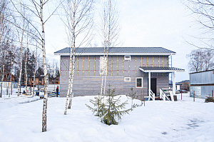 покраска дома маслом