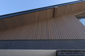 Элегантный фасад и свесы: монтаж планкена в Gatchina Villages - 2