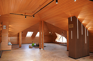 Премиум-отделка банного комплекса ангарской сосной в VUOKSA-Status