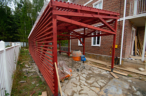 навес для машины