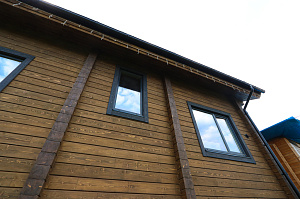 253 м² безупречного фасада под ключ для элитного поселка в Подмосковье