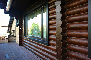 крашеный фасад