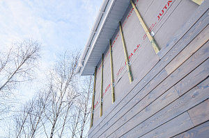 покраска дома маслом