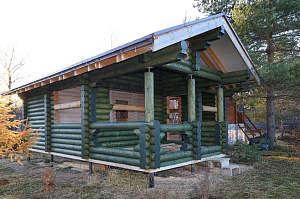 Баня мечты в Бобровом: комплексная отделка и покраска сруба