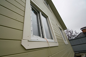 крашеные наличники