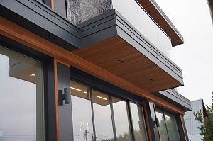 Отделка термопланкеном и АКП