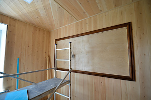 работы по отделки кедром