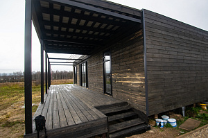 искусственно состаренная террасная доска