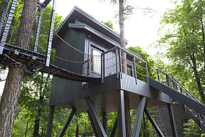 Уникальные всесезонные домики на дереве в LESO Парке