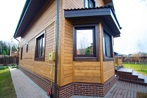 отделка газобетона планкеном