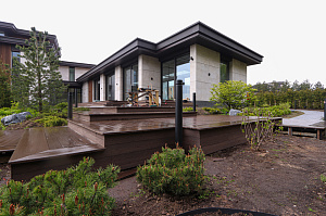 Терраса из ДПК NATUR СM Scandinavia на "Дубровке"