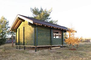 Баня мечты в Бобровом: комплексная отделка и покраска сруба