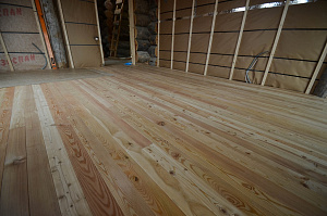 доска пола лиственница мансарда