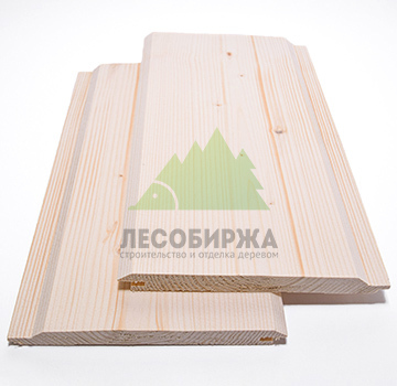 Имитация бруса из хвои сорт АВ карельский профиль 195x23x6000