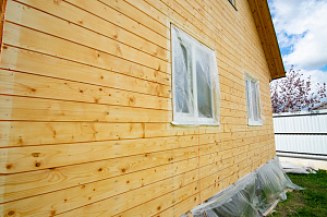 шлифовка деревянного дома