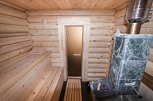 Баня мечты в Бобровом: комплексная отделка и покраска сруба