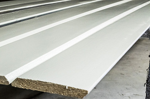 планкен крашенный в белый