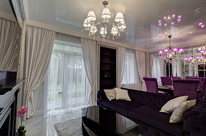 фиолетовая гостиная