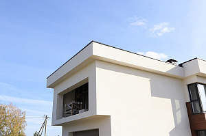 Фасад и баня в стиле 