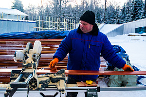 распил скошенного планкена