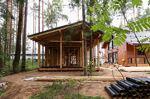 Элегантный банный комплекс с террасой 